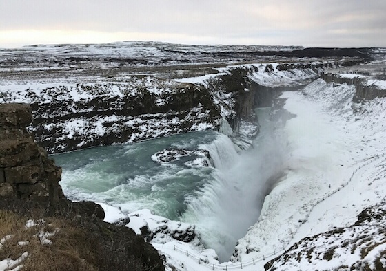 美しい氷河の風景