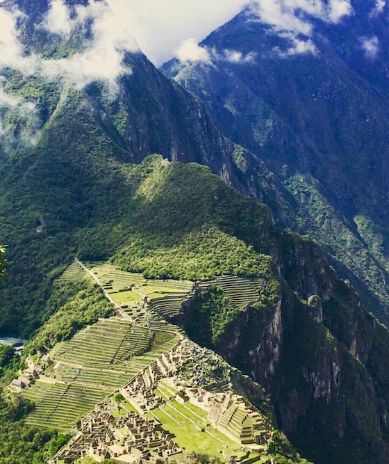 マチュピチュの風景