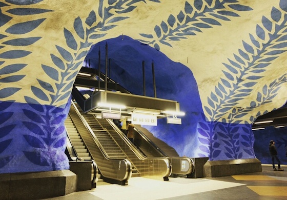 ストックホルム地下鉄アート