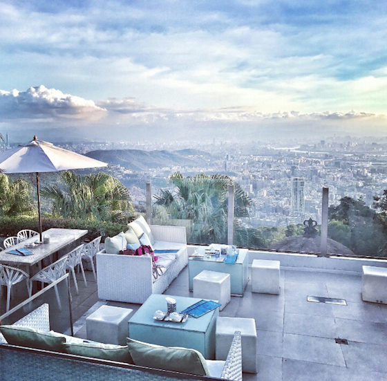 陽明山からの景色