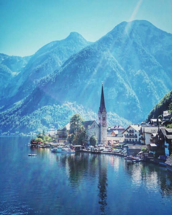 美しいドナウ川の風景