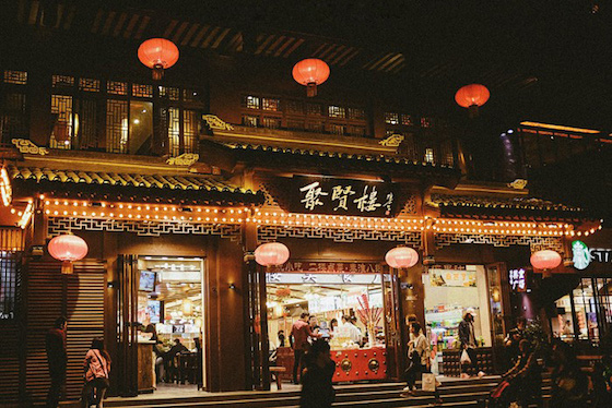 夫子廟の街並み