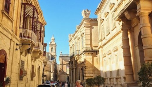 マルタ・ヴァレッタのおしゃれ観光スポット：英語で旅行できる中世のまち