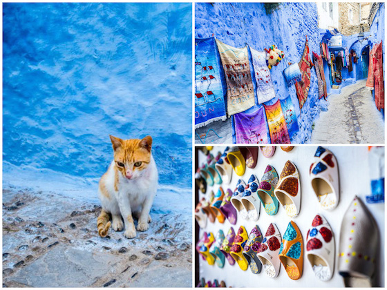 シェフシャウエンの青い路地