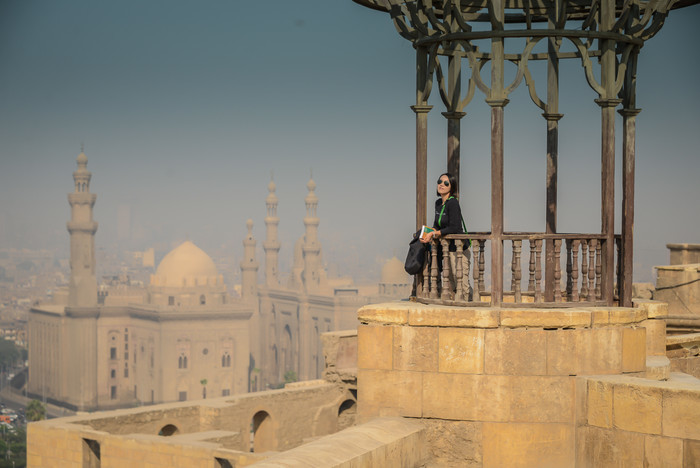 白砂漠の美しい風景