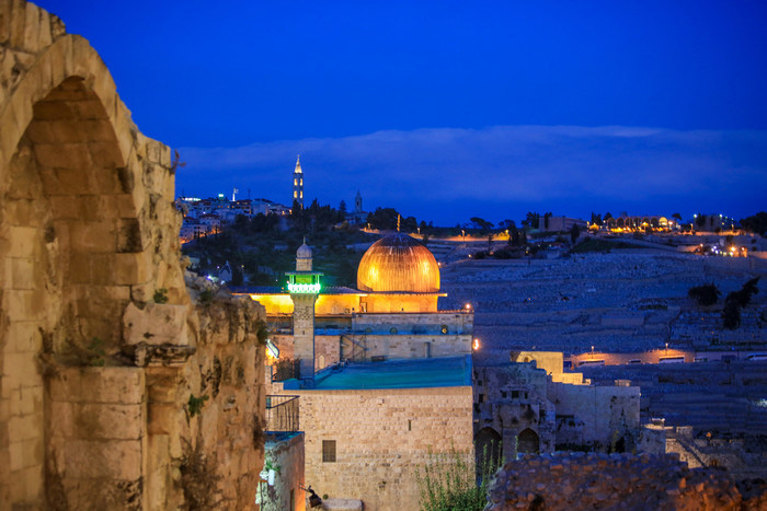 エルサレムの夜景